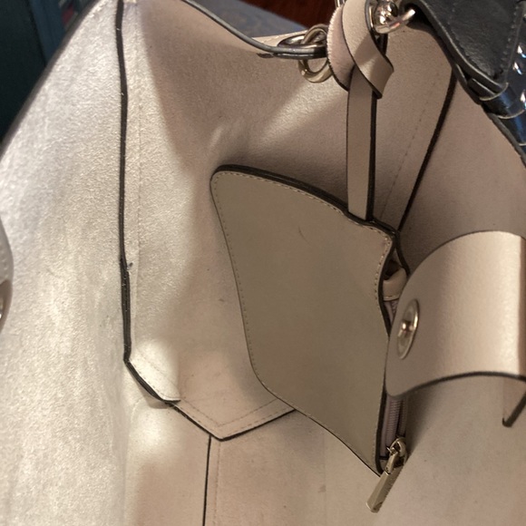 Tote. CO LAB Leather Hobo roomy tote with studded strap - Picture 4 of 11